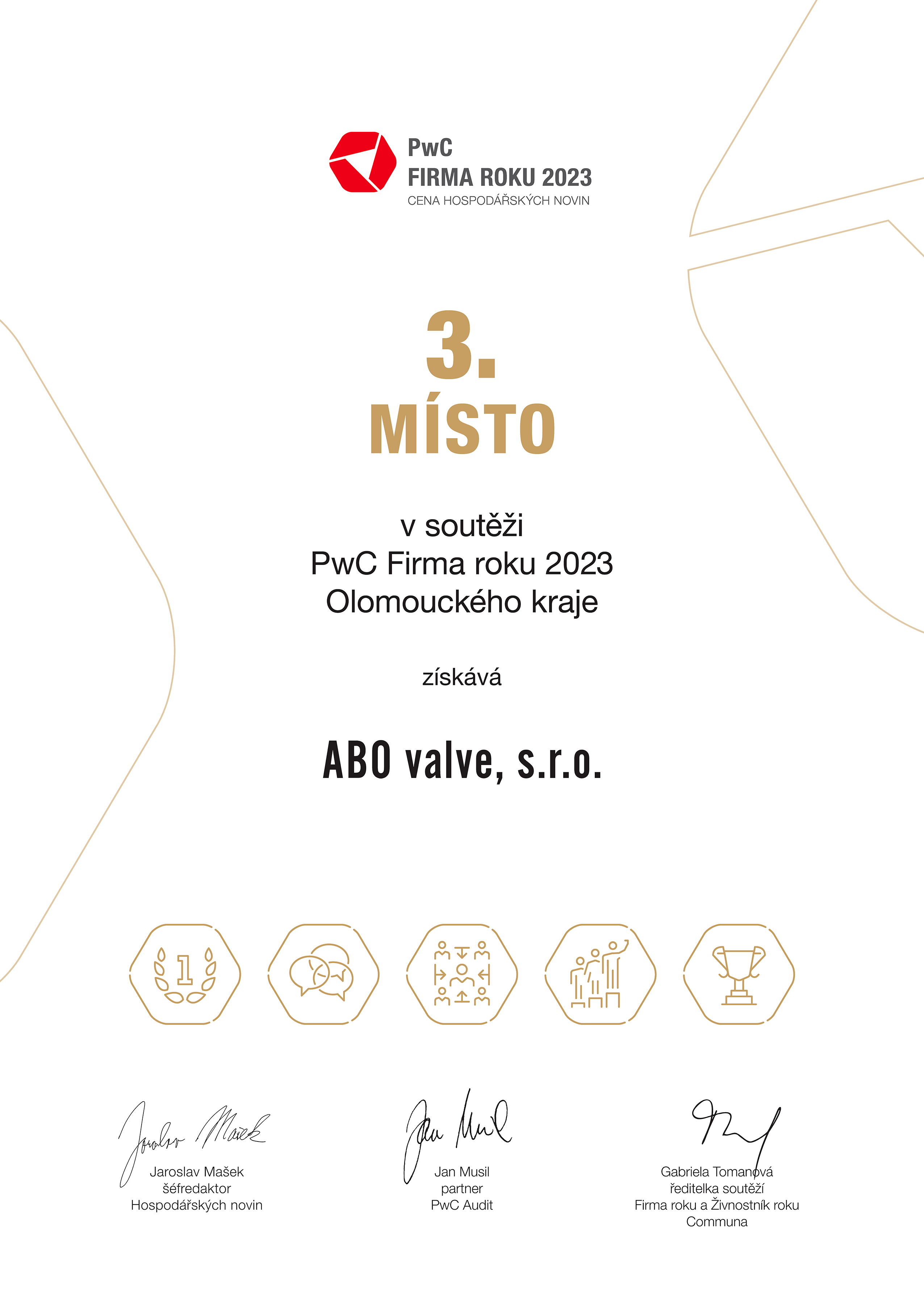 ABO valve PwC Firma roku 2023