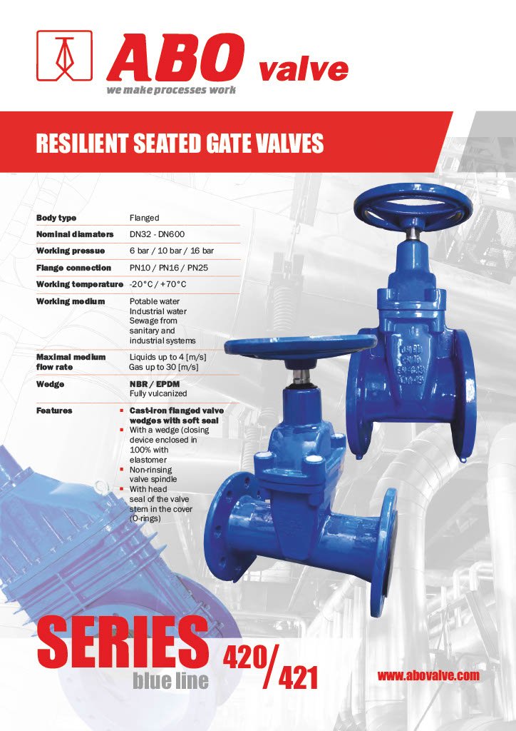 Gate valves & Swing check valves | ABO valve, s.r.o.